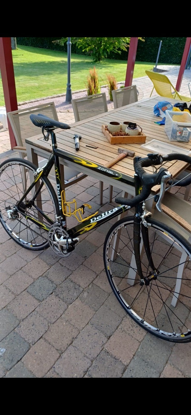 Koersfiets, Ophalen