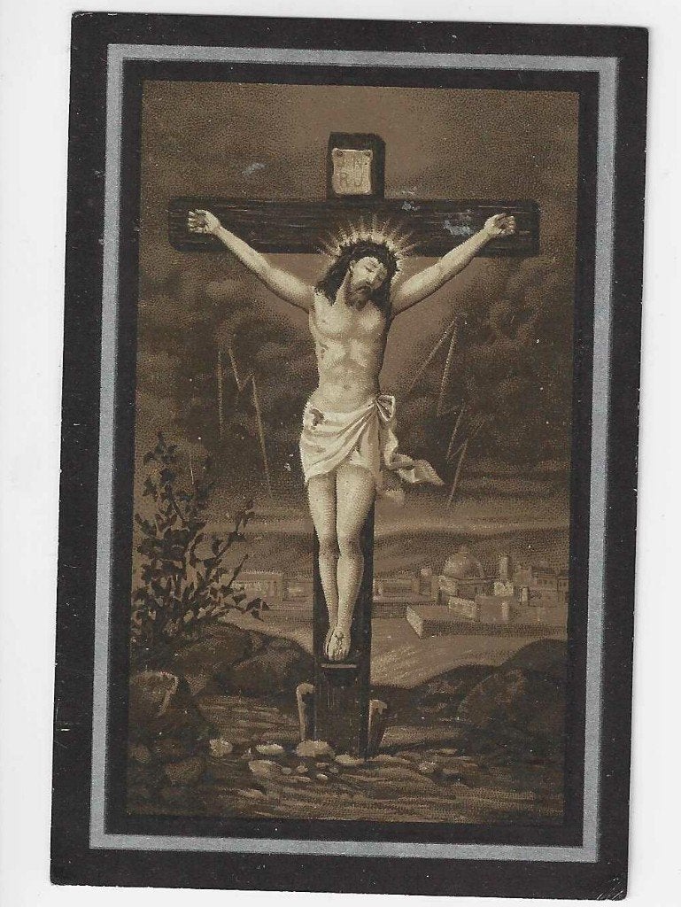 Bernardus Van Hulle, Zomergem ? - Zomergem 1895, Ophalen of Verzenden, Bidprentje
