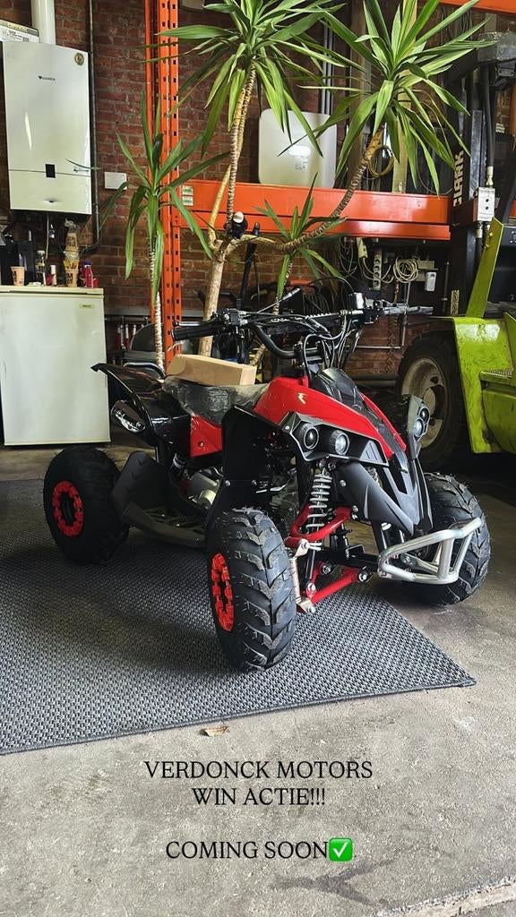 Kinderquad viertakt benzine automaat, Motoren, Quads en Trikes, 11 kW of minder, 1 cilinder, Ophalen