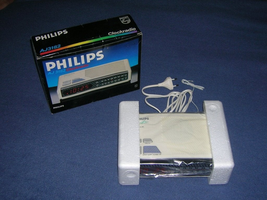 Vintage Phillips Klok radio, Enlèvement, Comme neuf, Radio