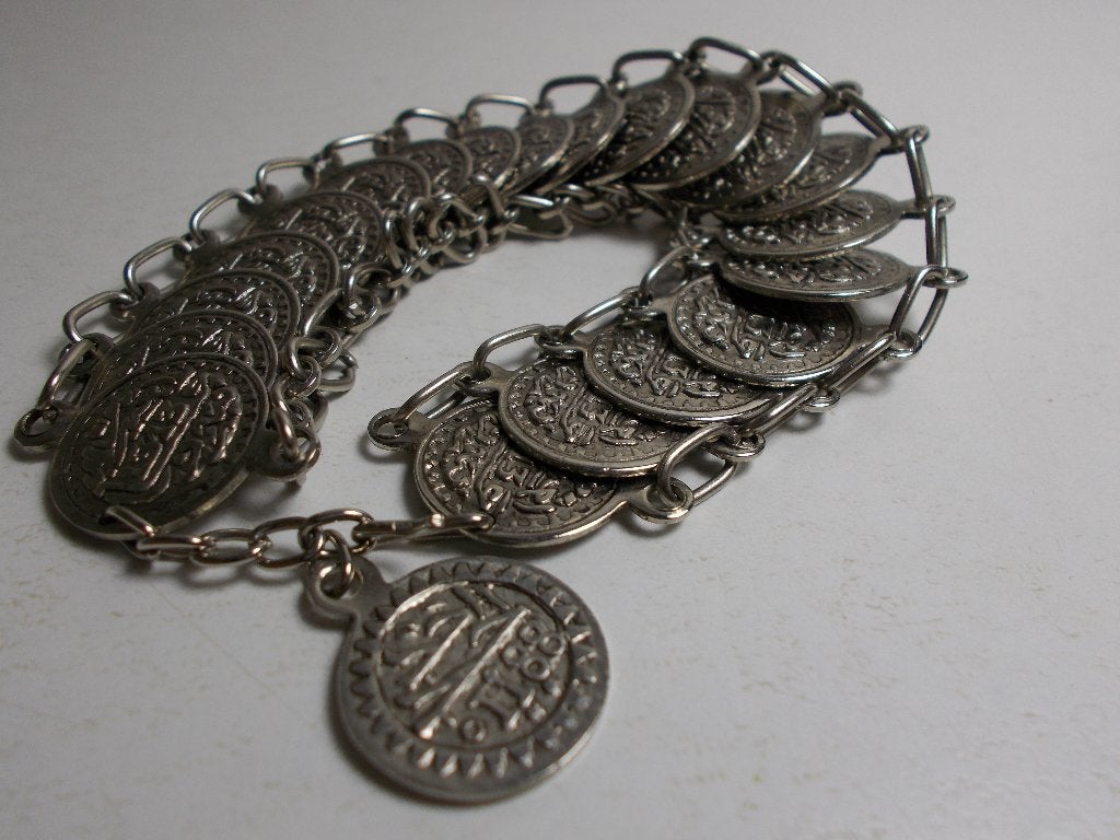 Vintage San Marino bracelet/armband/muntjesarmband, Enlèvement ou Envoi, Comme neuf