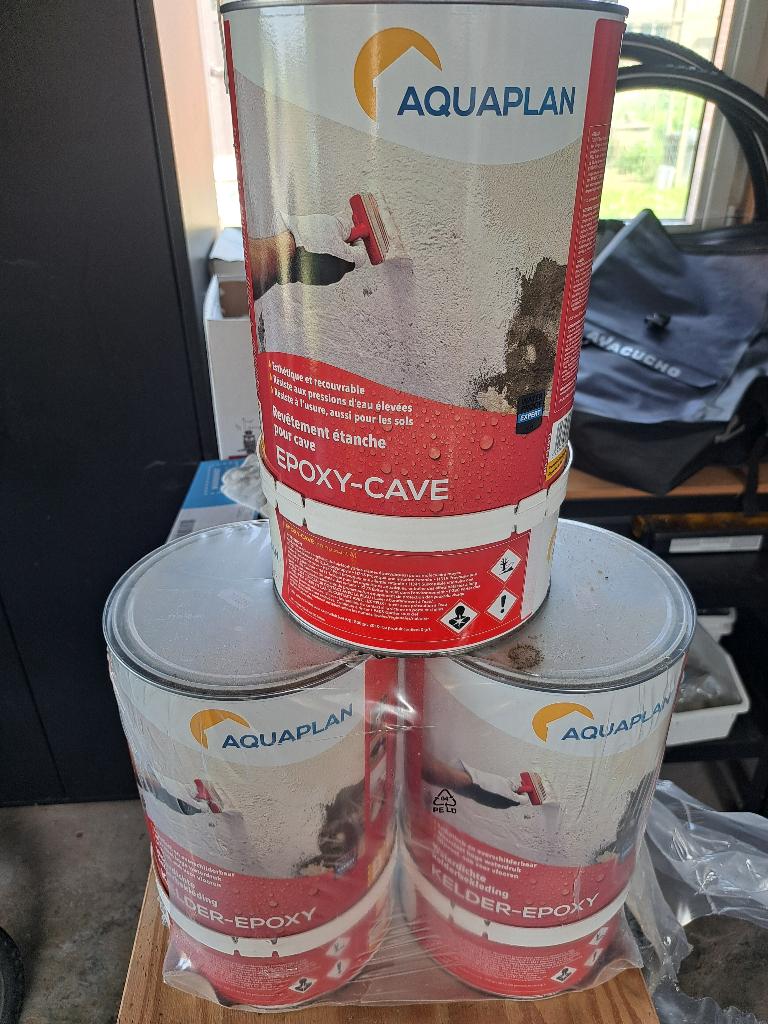 Kelder EPOXY AQUAPLAN - 4L tot 12L NIEUW (35% goedkoper), Doe-het-zelf en Bouw, Verf, Beits en Lak, 10 tot 15 liter, Ophalen, Nieuw