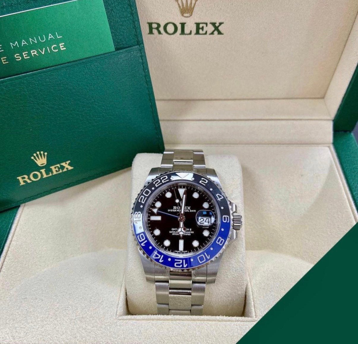 Rolex Batman GMT À VENDRE, Enlèvement, Neuf, Montre-bracelet, Autres marques