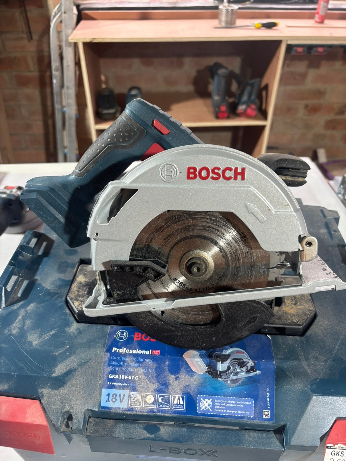 Scie circulaire 18 V Bosch Pro, Enlèvement, Utilisé
