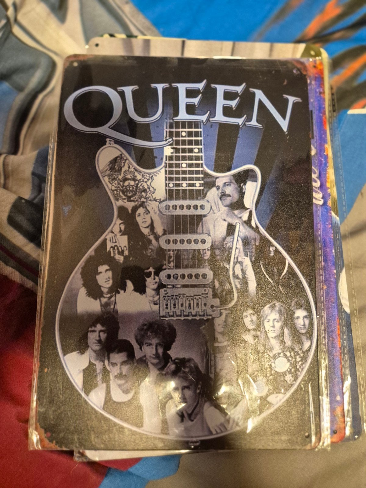 Queen metalen plaat, Verzamelen, Ophalen of Verzenden
