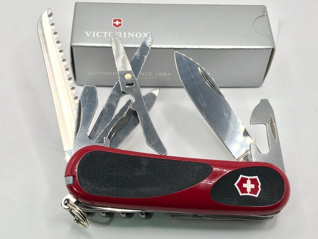 Victorinox Zakmes Delemont Evolution S17 Black/Red LOCK, Ophalen of Verzenden, Nieuw