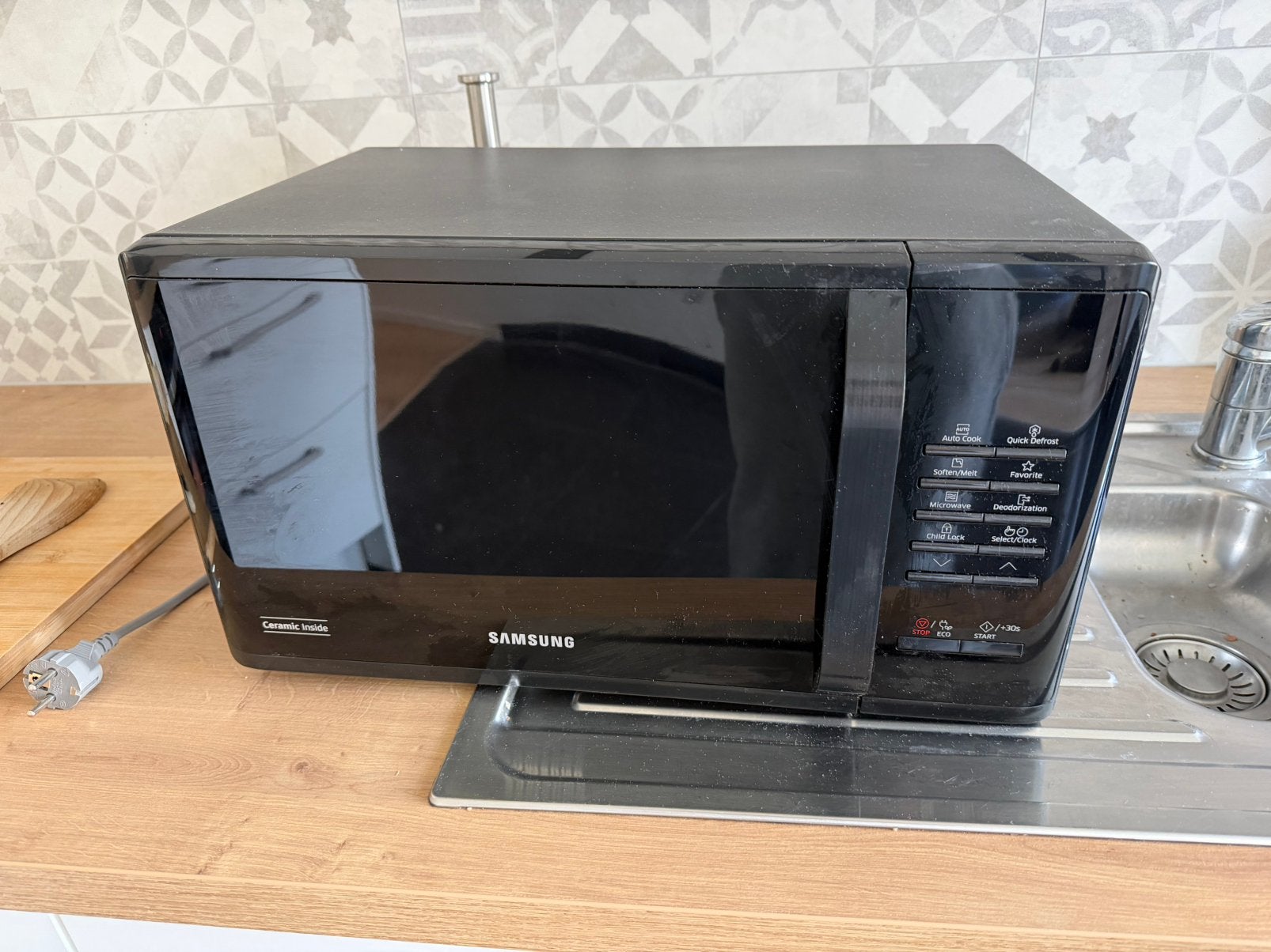 Samsung MS23K3513AK Microwave, Elektronische apparatuur, Ophalen, Gebruikt, Microgolfoven, 45 tot 60 cm