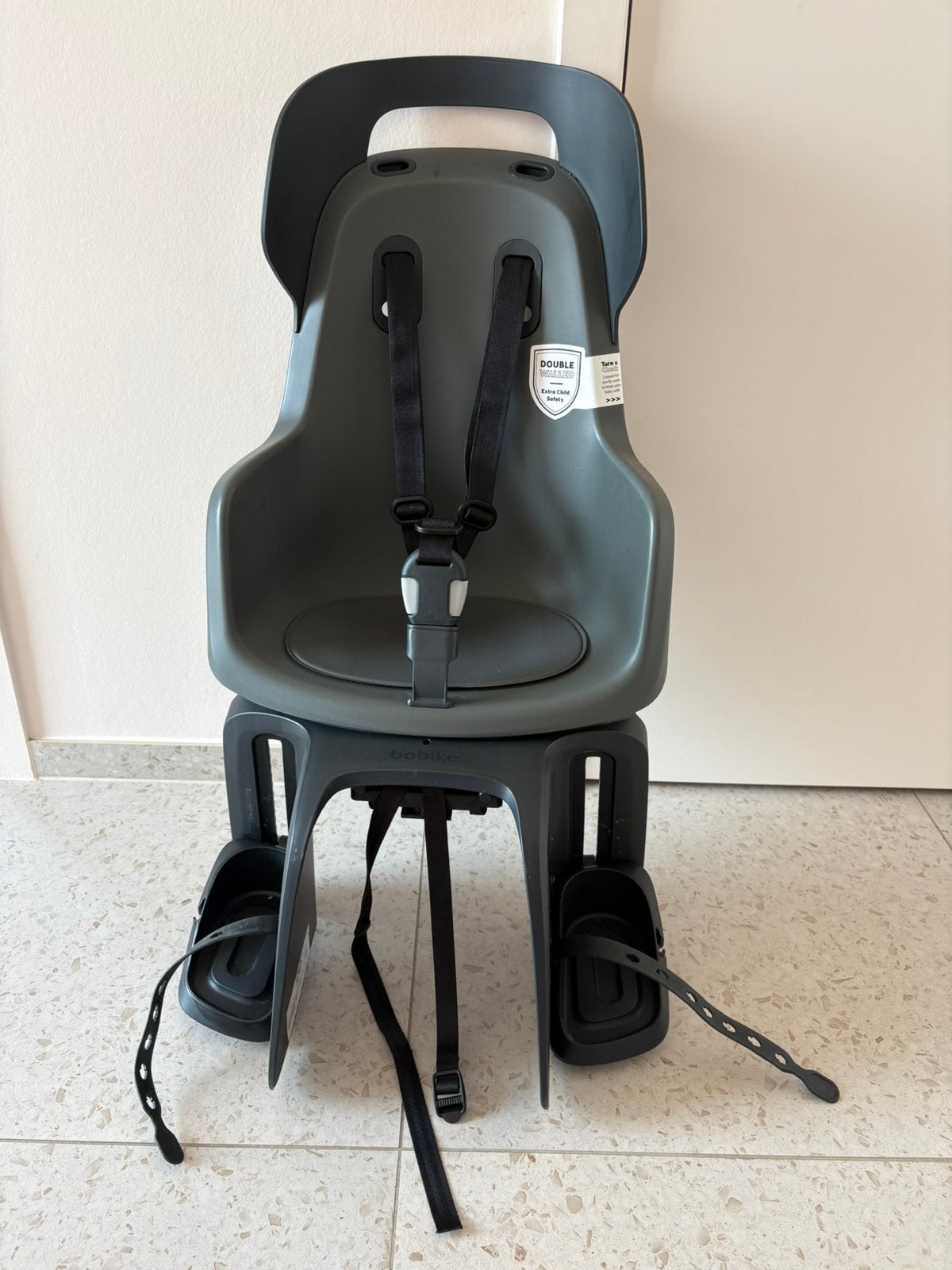 Bobike GO Maxi fietsstoel voor MIK-HD bagagedrager, Ophalen, Achterzitje, 9 t/m 18 kg, Gebruikt