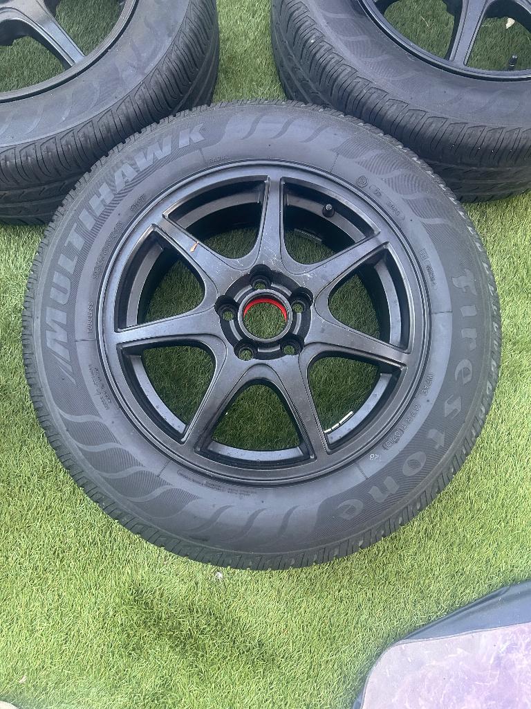 15 inch 5x100, Ophalen, Gebruikt, 15 inch, Winterbanden