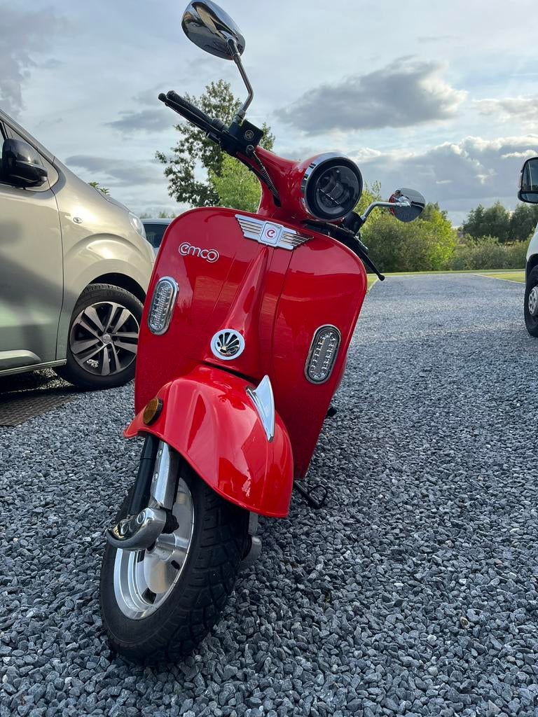 Emco elektrische scooter retro model, Classe B (45 km/h), Enlèvement, Utilisé, Électrique