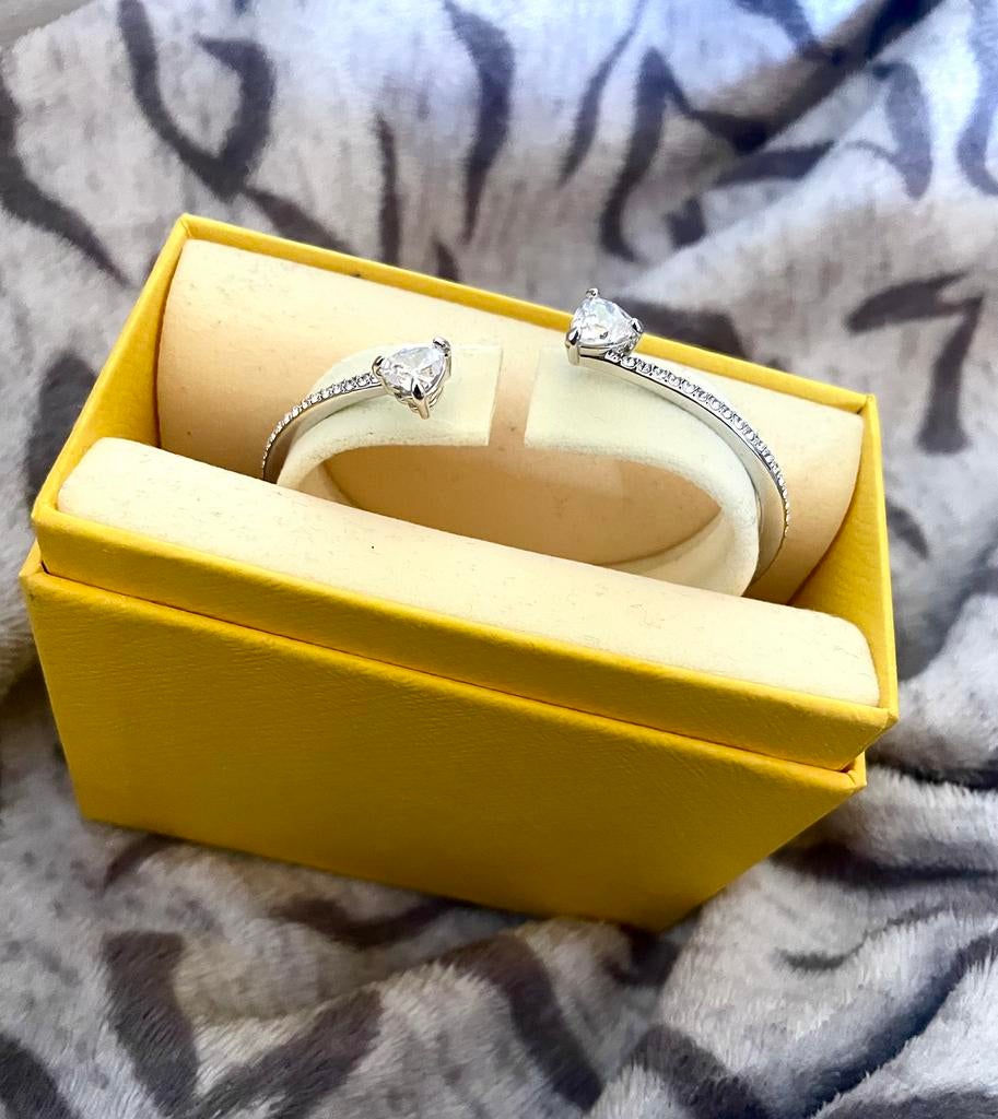 Bracelet Swarovski – Neuf, jamais porté, Comme neuf, Avec cristal, Enlèvement, Argent