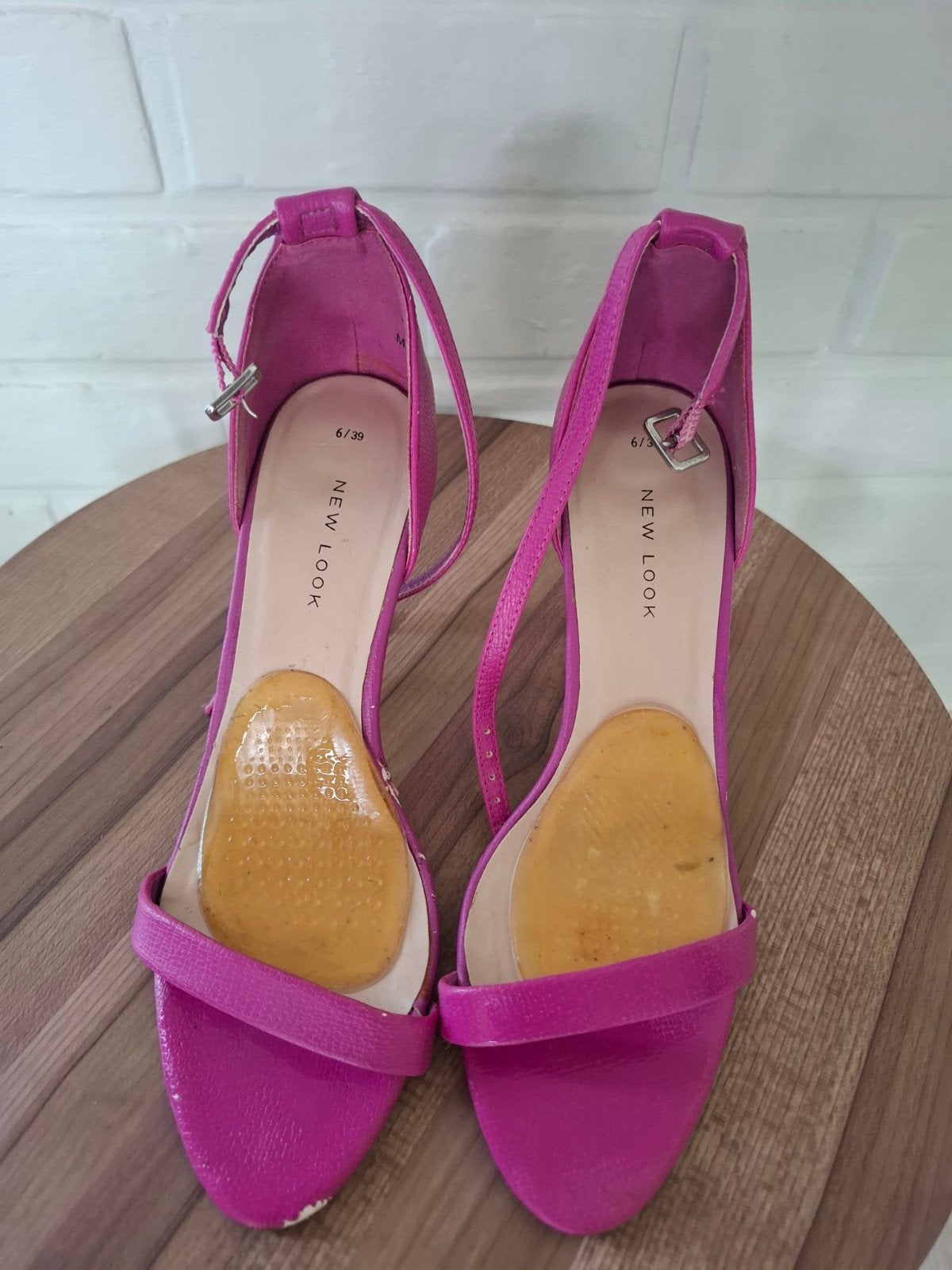 Roze sandelan met naaldhak New Look maat 39, Ophalen of Verzenden, Roze