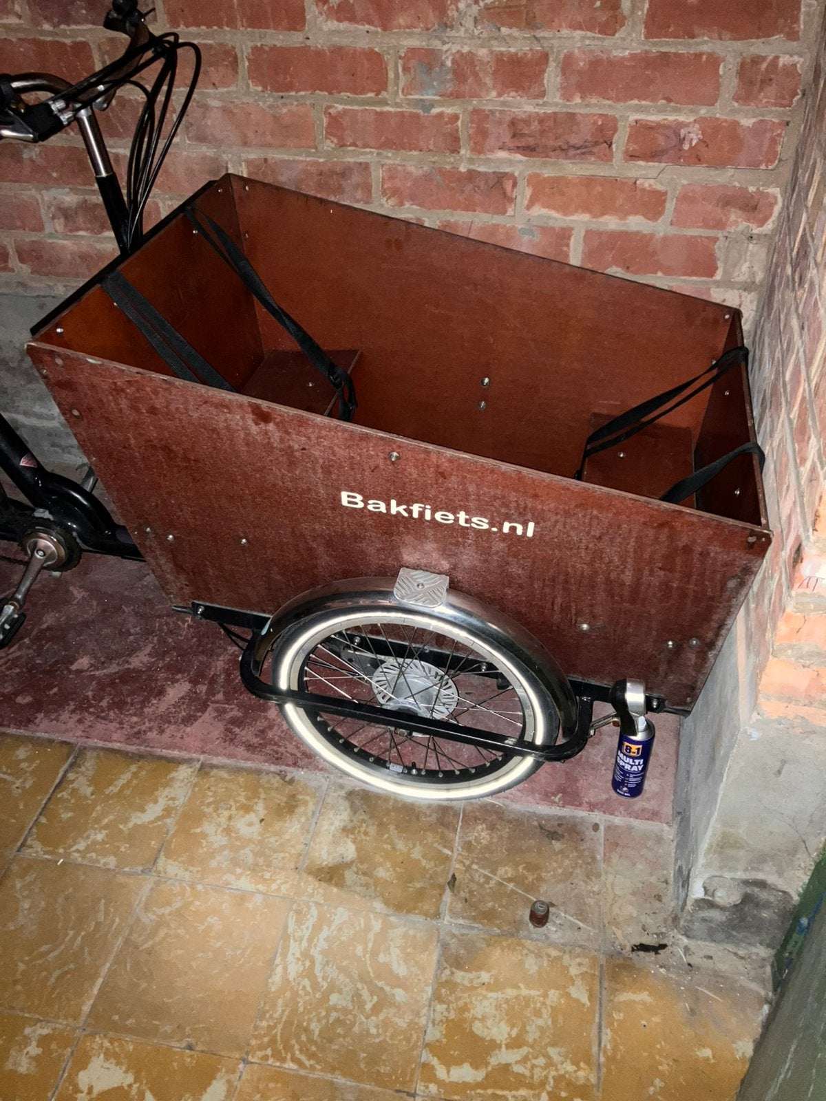 Bakfiets . nl driewieler, Fietsen en Brommers, Ophalen, Gebruikt, 4 kinderen of meer, Overige merken