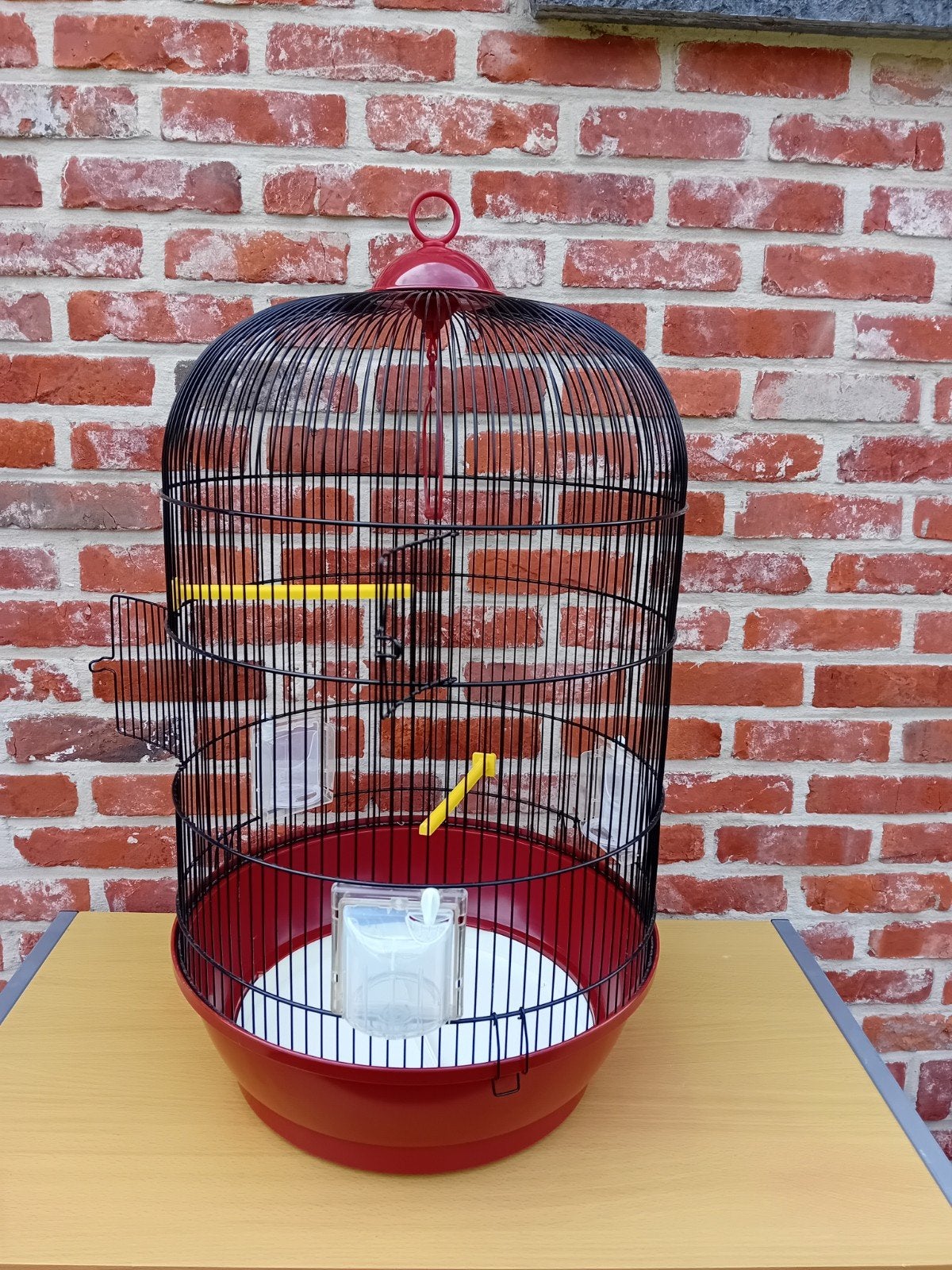 ronde vogelkooi, Enlèvement, Cage à oiseaux