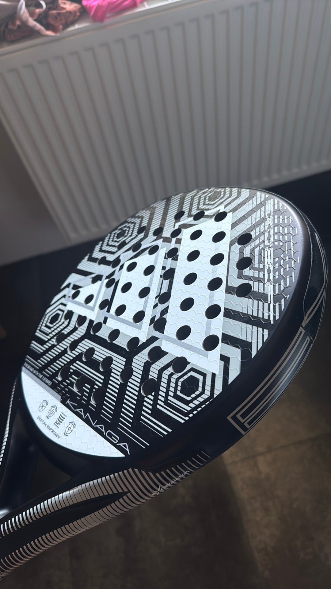 Adidas Kanaga Exo Soft, Sport en Fitness, Padel, Ophalen, Zo goed als nieuw, Padelracket