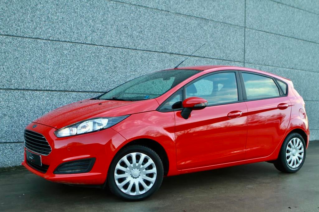 Ford Fiesta 1.0 Ecoboost Trend, Autos, Rouge, Achat, 998 cm³, Entreprise