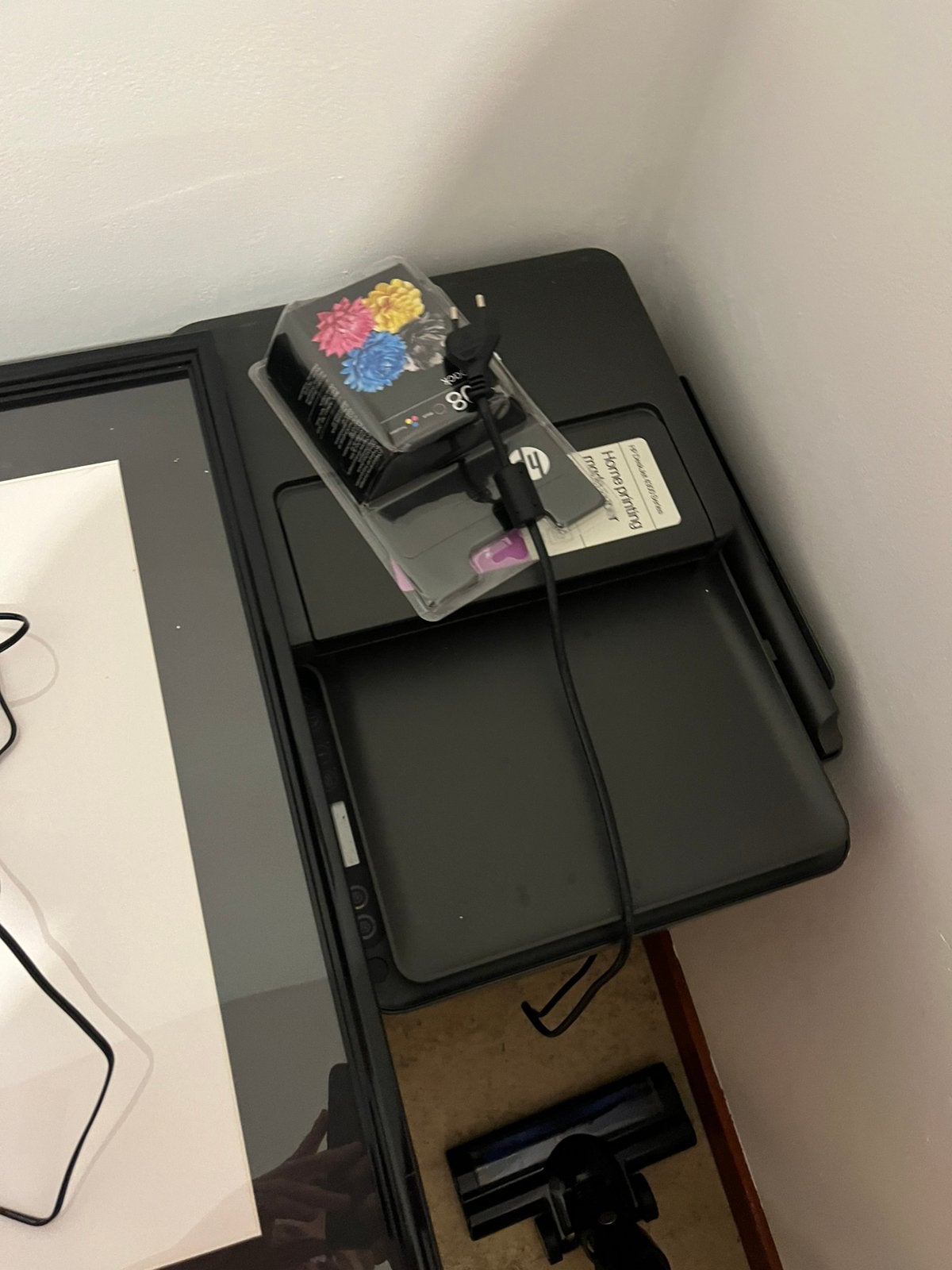 Hp printer  met inkt en papier en foto papier, Enlèvement, Comme neuf, Imprimante