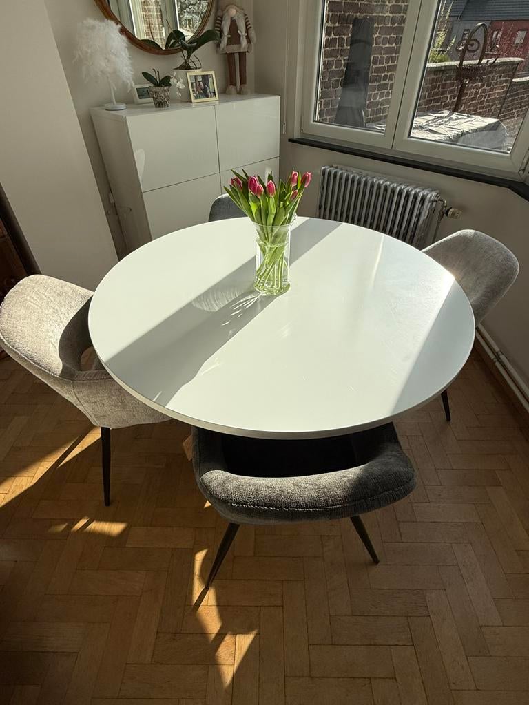 Lot de 4 chaises Millie en velours Zoli99, Maison & Meubles, Chaises, Neuf, Quatre, Tissus, Enlèvement