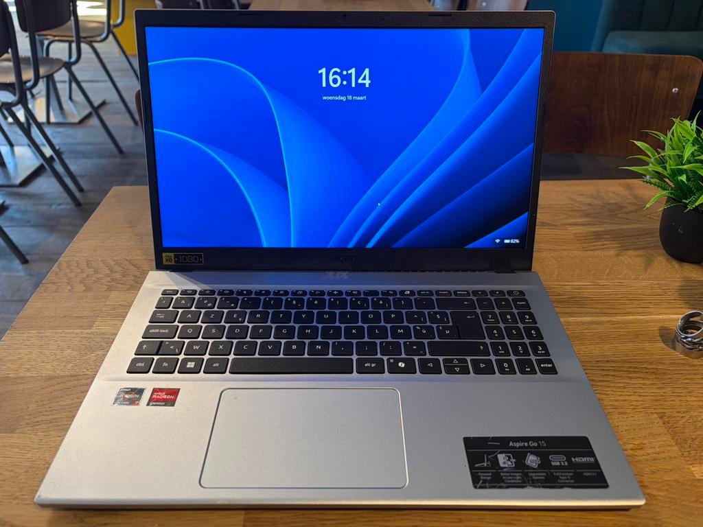 Acer Aspire AG15-42P AMD Ryzen 7 5825U with Radeon Graphics, 2 tot 3 Ghz, 15 inch, Ophalen of Verzenden, Zo goed als nieuw