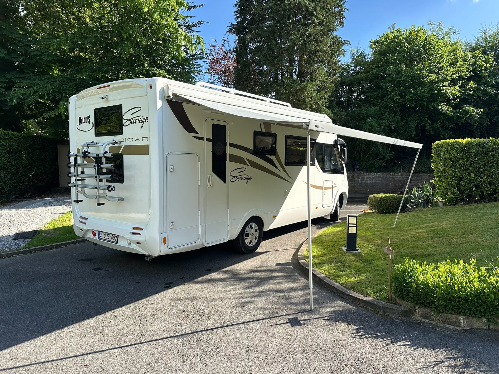 Camping car integral Mac Louis 822, Caravanes & Camping, Particulier, Fiat, Auvent, Climatisation