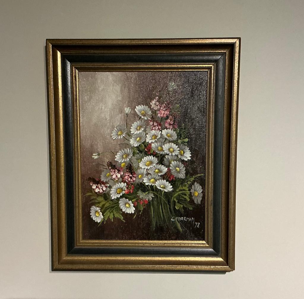 Lot 14. Peinture l'huile. 300/400. Cadre 430/530. Signé, Antiquités & Art, Art | Peinture | Classique, Enlèvement ou Envoi