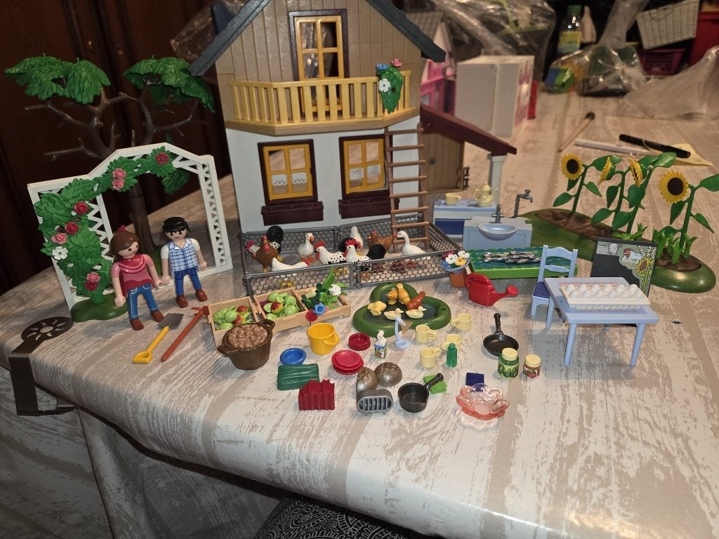 Playmobil Ferme avec Bio-Shop set 5120, Enlèvement ou Envoi, Bâtiment, Autres séries, Kit complet
