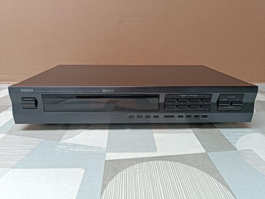 Yamaha Tuner TX-492 RDS - Hifi - FM Stereo Tuner, Audio, Tv en Foto, Tuners, Ophalen of Verzenden, Gebruikt
