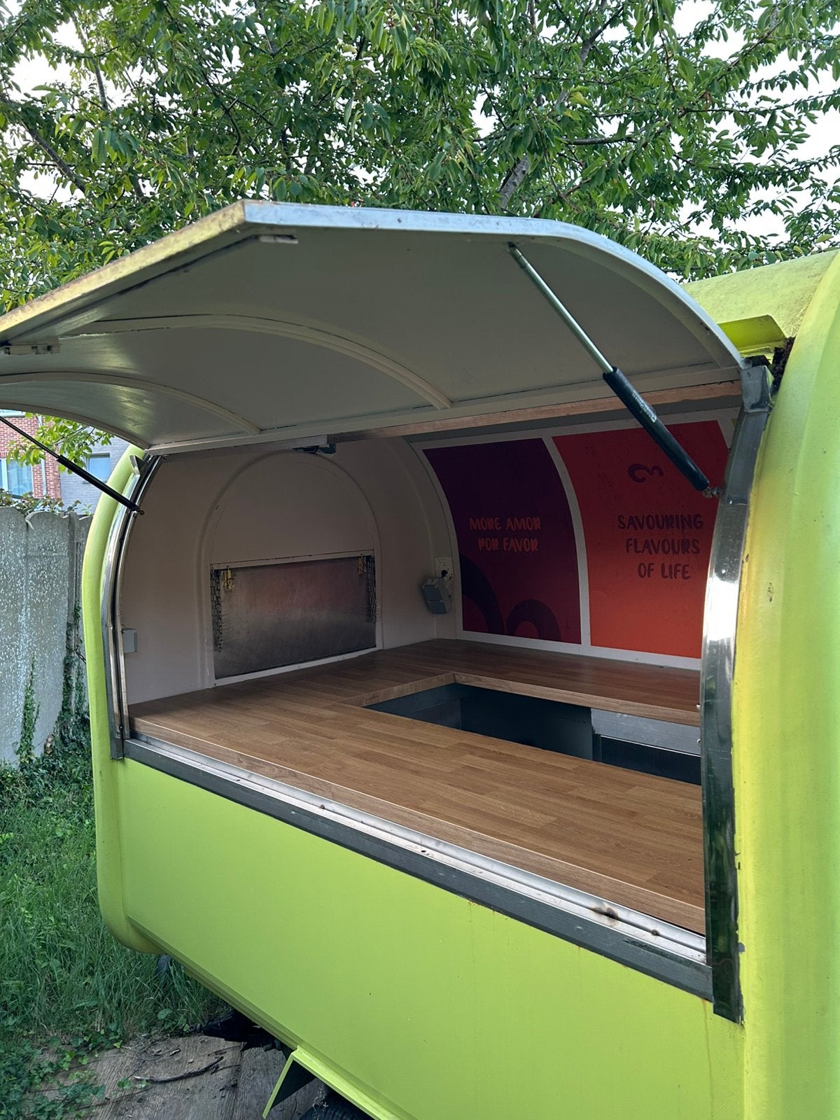 Foodtruck, Enlèvement