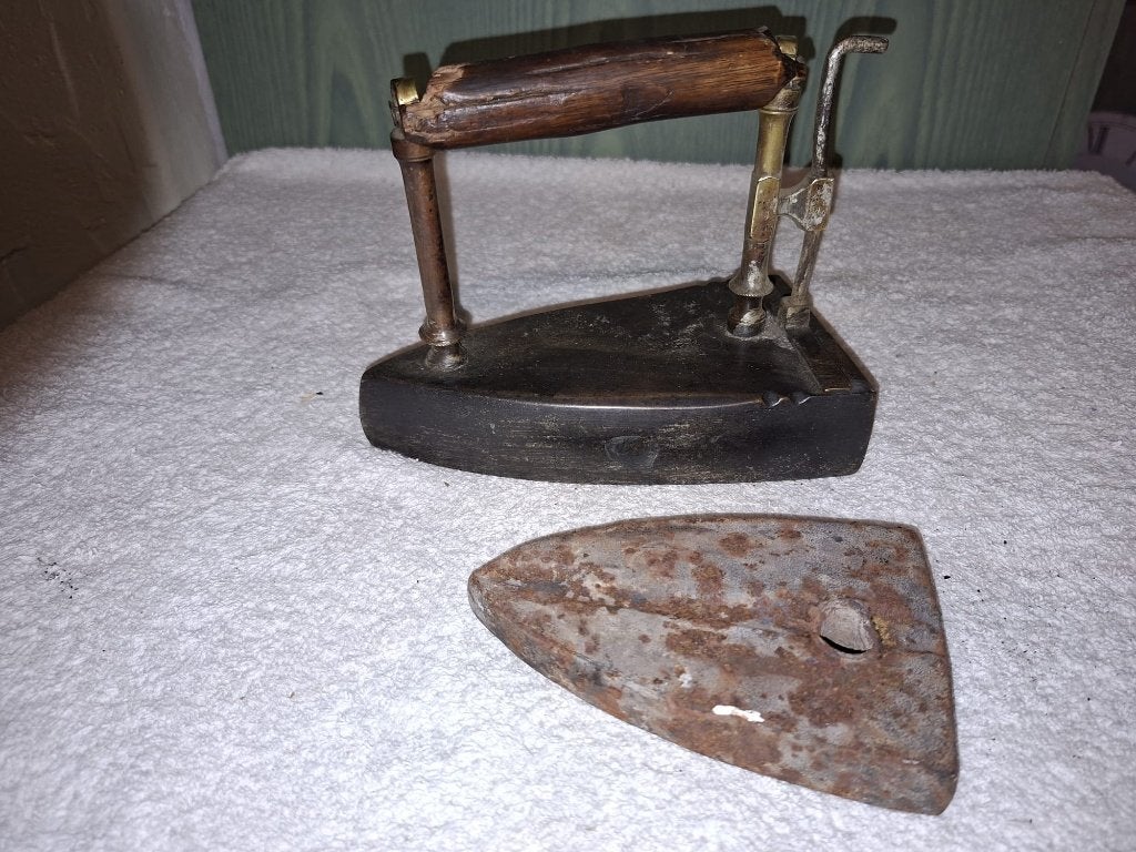 oud ijzeren strijkijzer, jaren 1800-1900, Antiek en Kunst, Ophalen of Verzenden