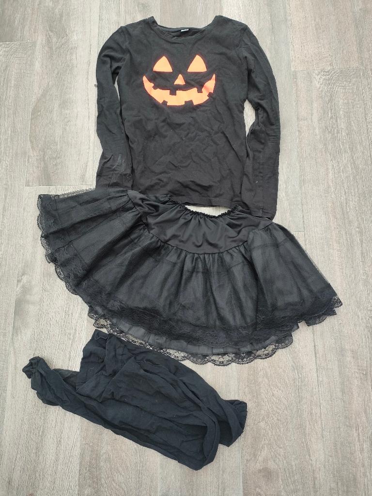 Ensemble Halloween, Ophalen of Verzenden, Gebruikt, 158 t/m 164, Meisje
