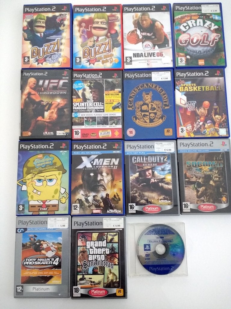 Diverse sony playstation 2 - 3 games / accessoires, Consoles de jeu & Jeux vidéo, Enlèvement ou Envoi, Utilisé