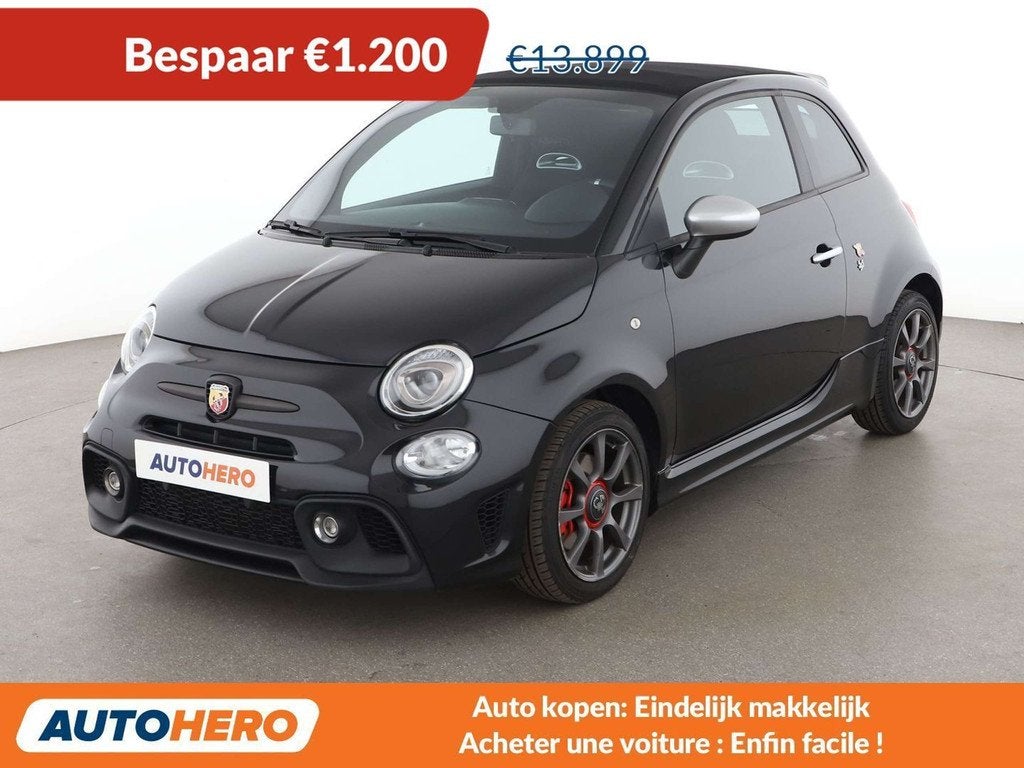 Abarth 595C 1.4 Turbo (année de construction 2017), Autos, Abarth, Achat, Boîte manuelle, Apple Carplay, Noir