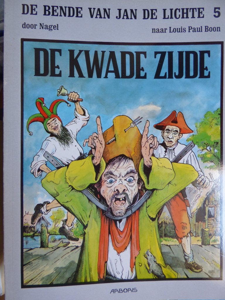 de bende van jan de lichte ,complete reeks nr 1 tot en met 5, Ophalen of Verzenden