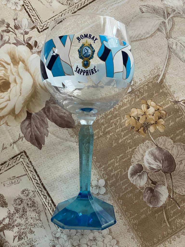 Bombay sapphire glas, Collections, Enlèvement ou Envoi