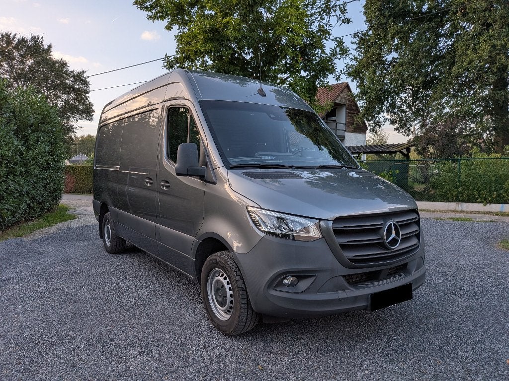 Mercedes Sprinter 319 25000 km trekhaak 3500 kg, Argent ou Gris, Euro 6, Entretenue par le concessionnaire, Noir