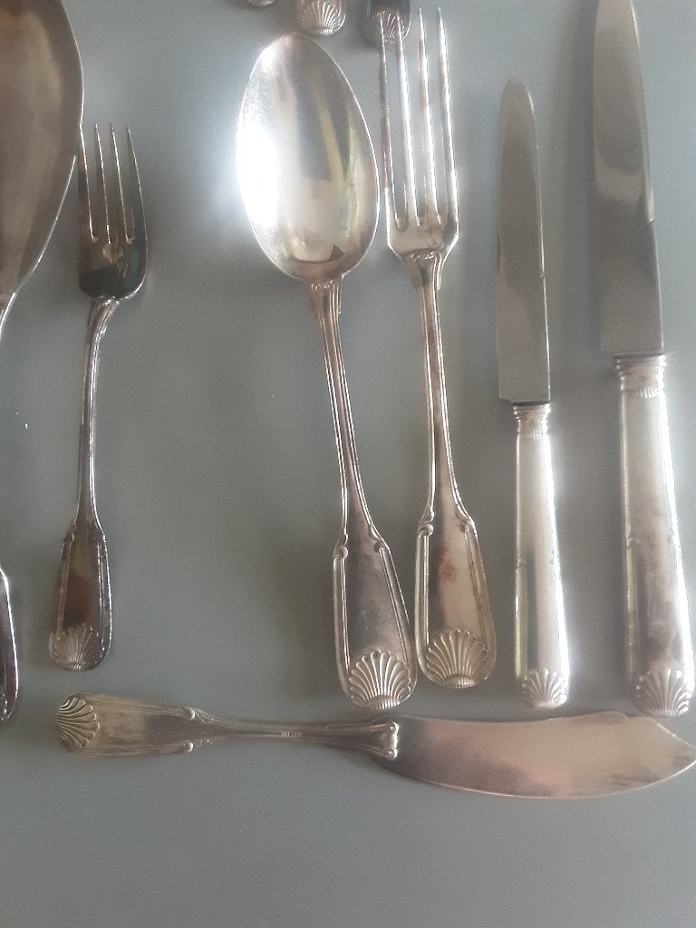 Service à couverts en argent, Antiquités & Art, Enlèvement