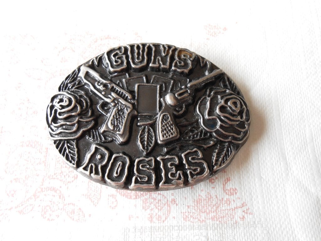 Guns N Roses boucle de ceinture, Enlèvement, Comme neuf, Boucle ou Attache amovible