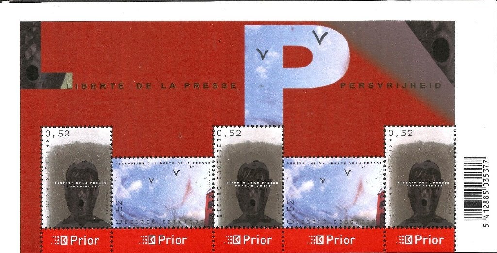 2006 Persvrijheid OBP F3494/5**, Orginele gom, Ophalen of Verzenden, Zonder stempel, Postfris