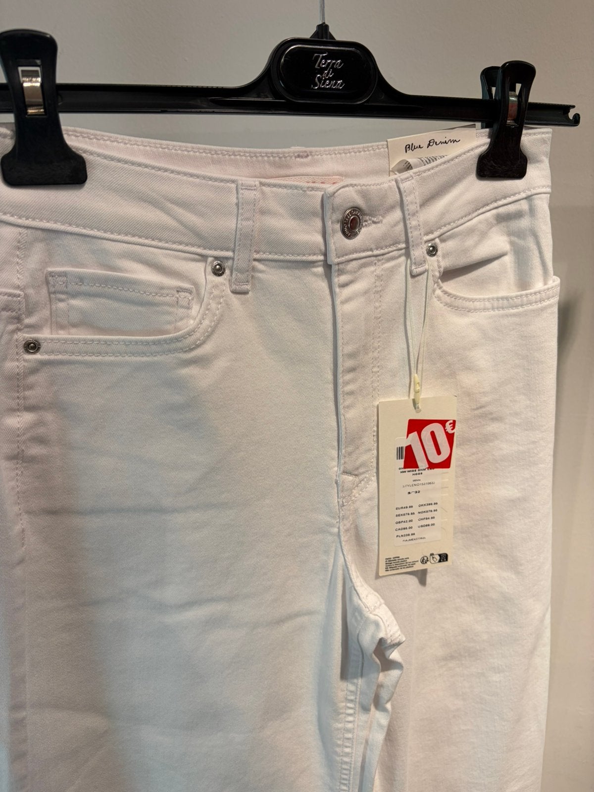 Witte jeans broek, Ophalen, Nieuw, Wit, W28 - W29 (confectie 36)