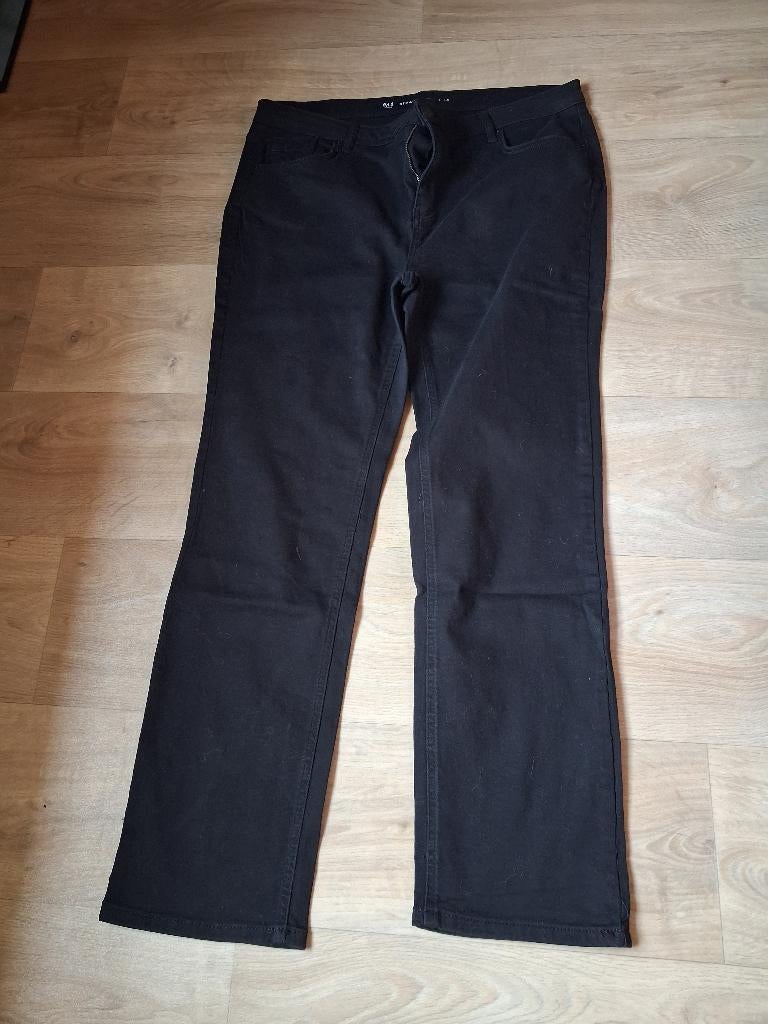 nieuwe zwarte jeansbroek, maat 48 (MS mode), Kleding | Dames, Verzenden, Nieuw
