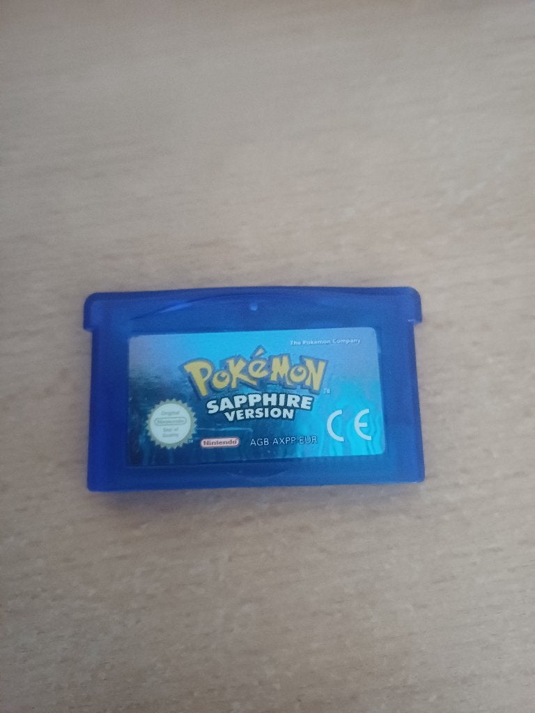 Pokemon Saphire GBA, Consoles de jeu & Jeux vidéo, Jeux | Nintendo Game Boy, Enlèvement ou Envoi, 1 joueur, Autres genres, Utilisé