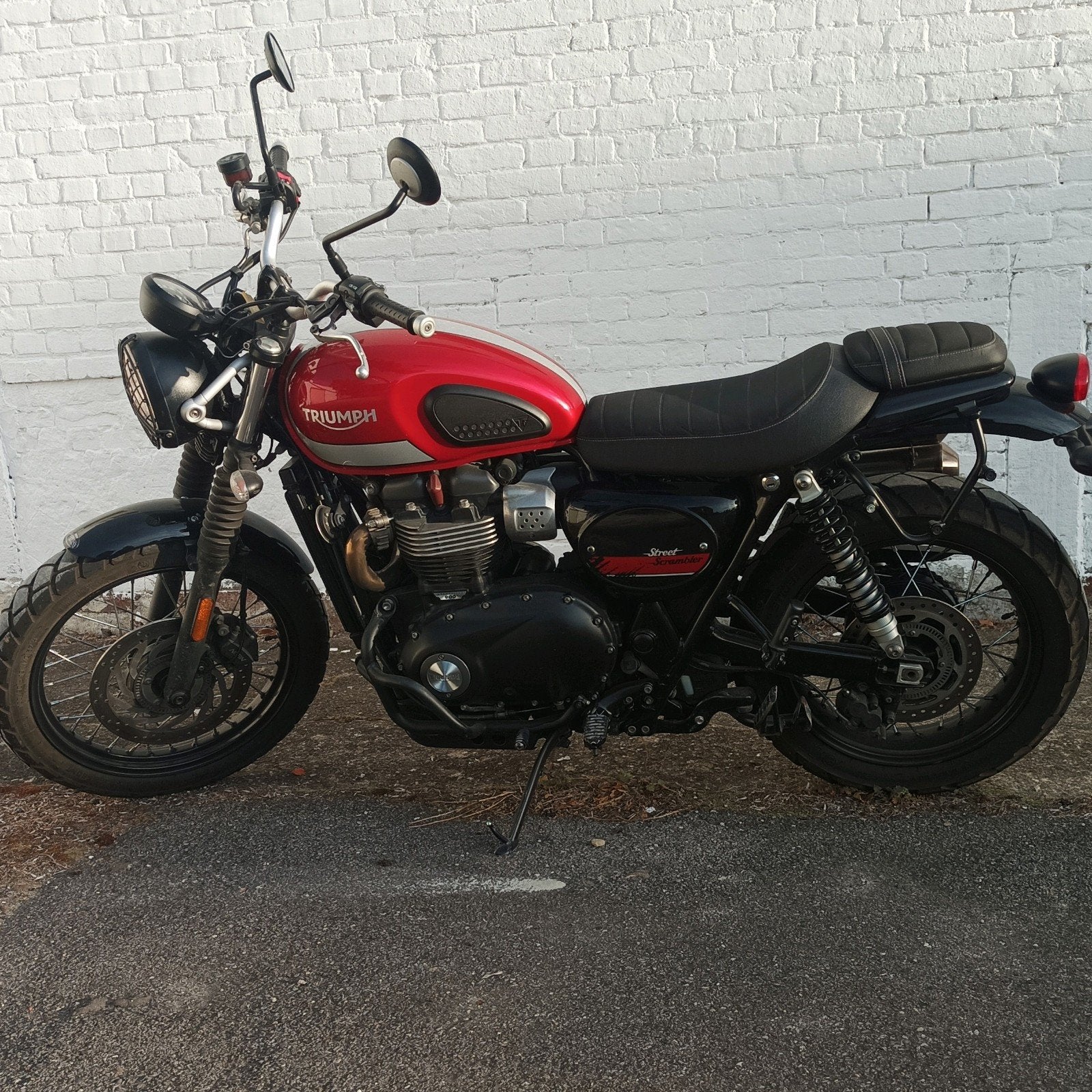 Triumph Street Scrambler 900cc, Motoren, 2 cilinders, Occasion, Bedrijf, 900 cc