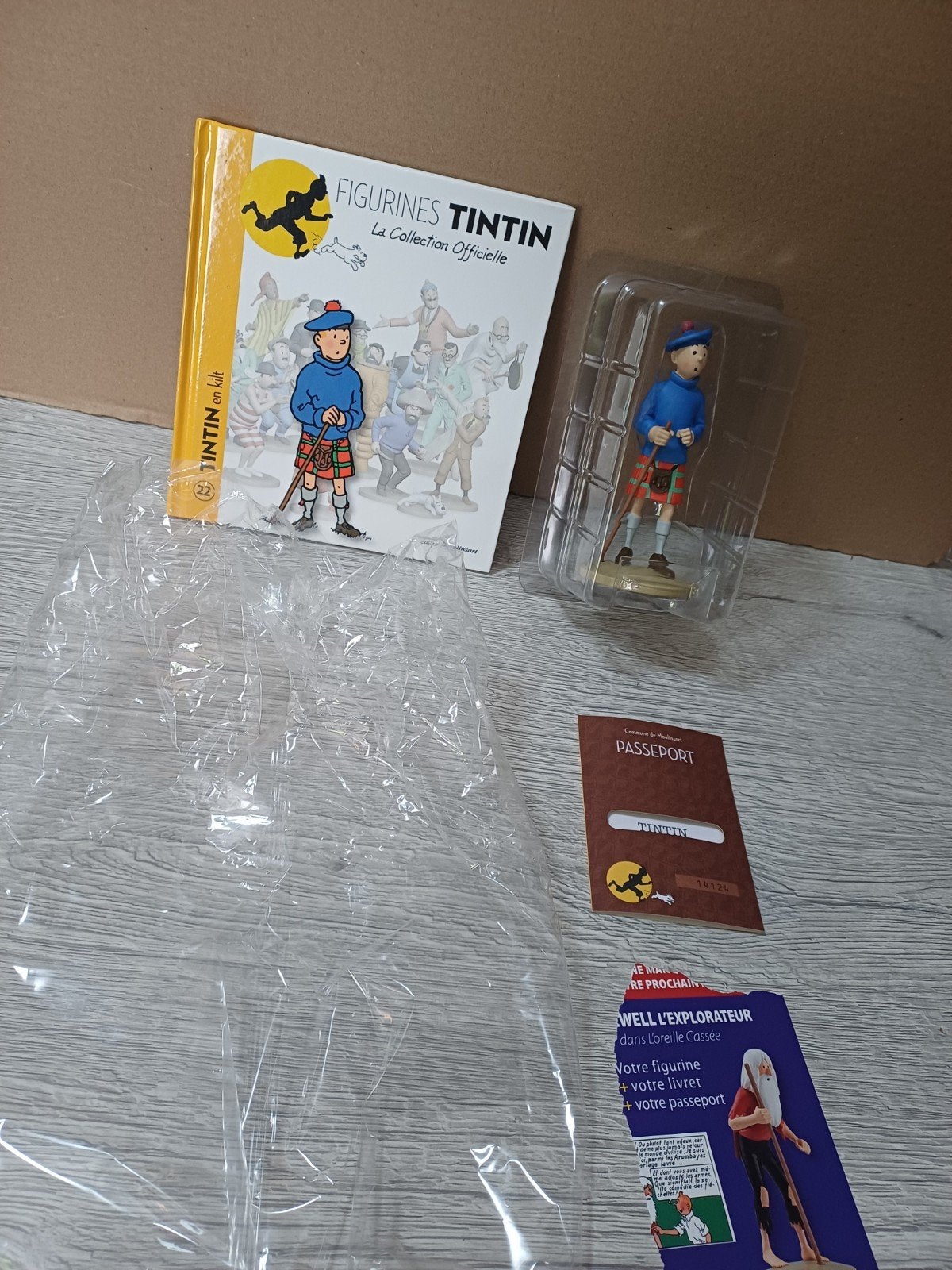 Figurine Tintin Kilt 22, Enlèvement ou Envoi, Tintin, Comme neuf, Statue ou Figurine
