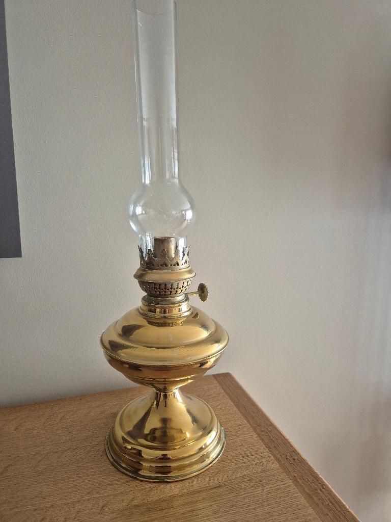 messing of koper olielamp, Enlèvement