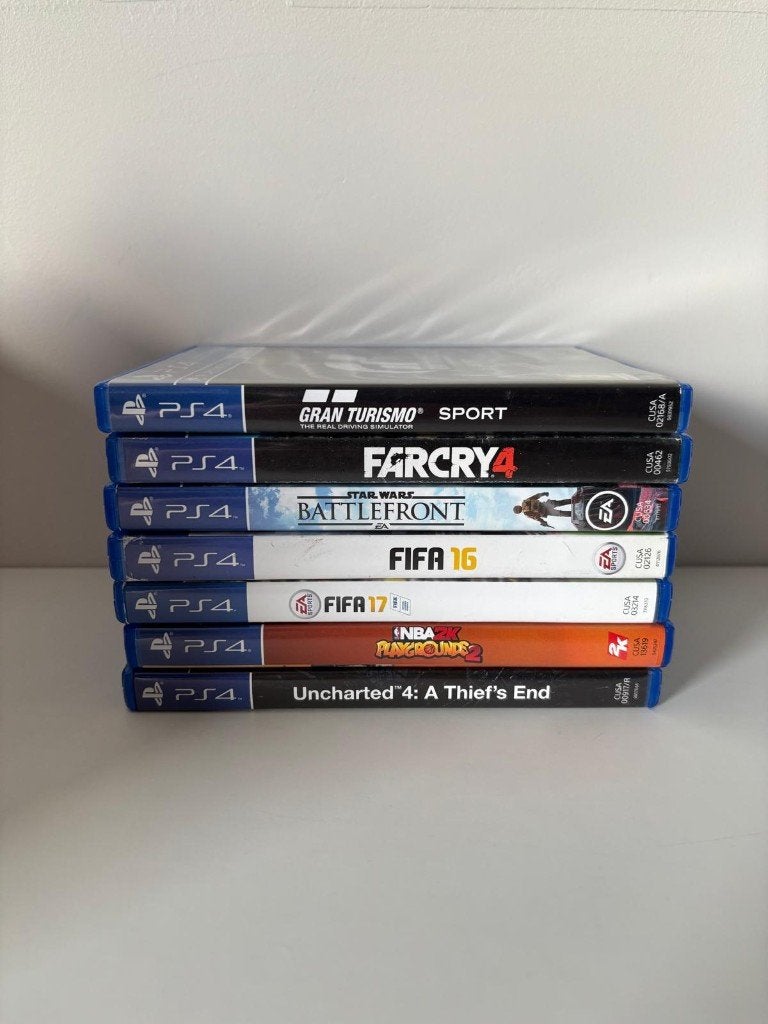 Lot 7 PS4-games – Uncharted 4, Far Cry 4 & Gran Turismo, Games en Spelcomputers, Vanaf 18 jaar, Verzenden, Overige genres, 1 speler
