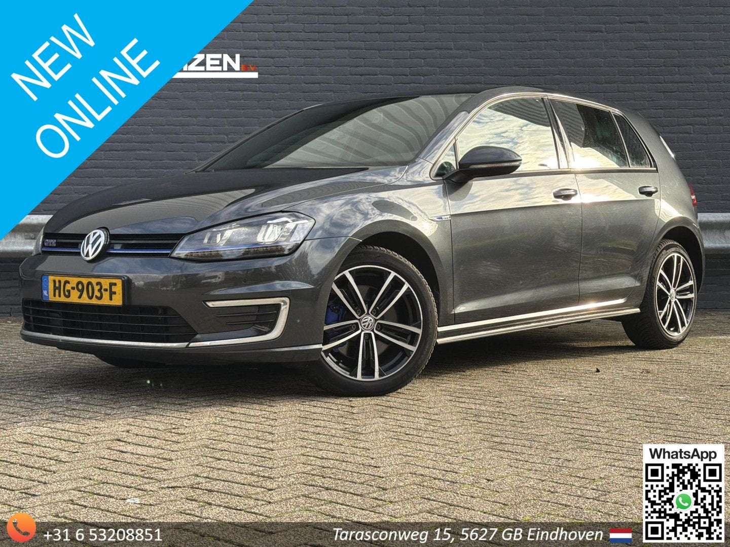 Volkswagen Golf 1.4 TSI GTE, Auto's, Automaat, Zwart, Berline, Te koop