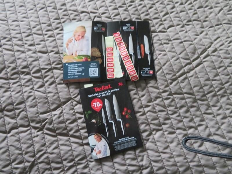 20 zegeltjes van Delhaize messen van Sofie Dumont, Overige supermarkten, Ophalen of Verzenden