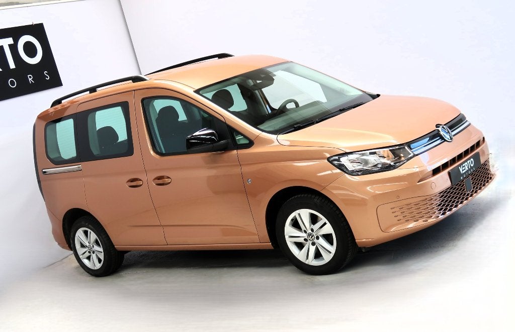 Volkswagen Caddy TSI 5plaatsen, Auto's, Voorwielaandrijving, Parkeersensor, 1498 cc, Caddy Combi