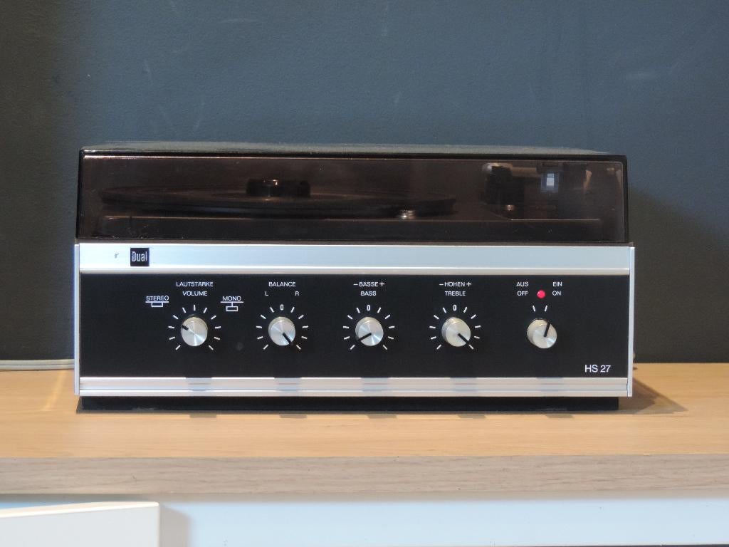 Platine Ampli vinyle vintage Dual HS27 l’ampli/platine, TV, Hi-fi & Vidéo, Tourne-disques, Enlèvement, Utilisé, Dual