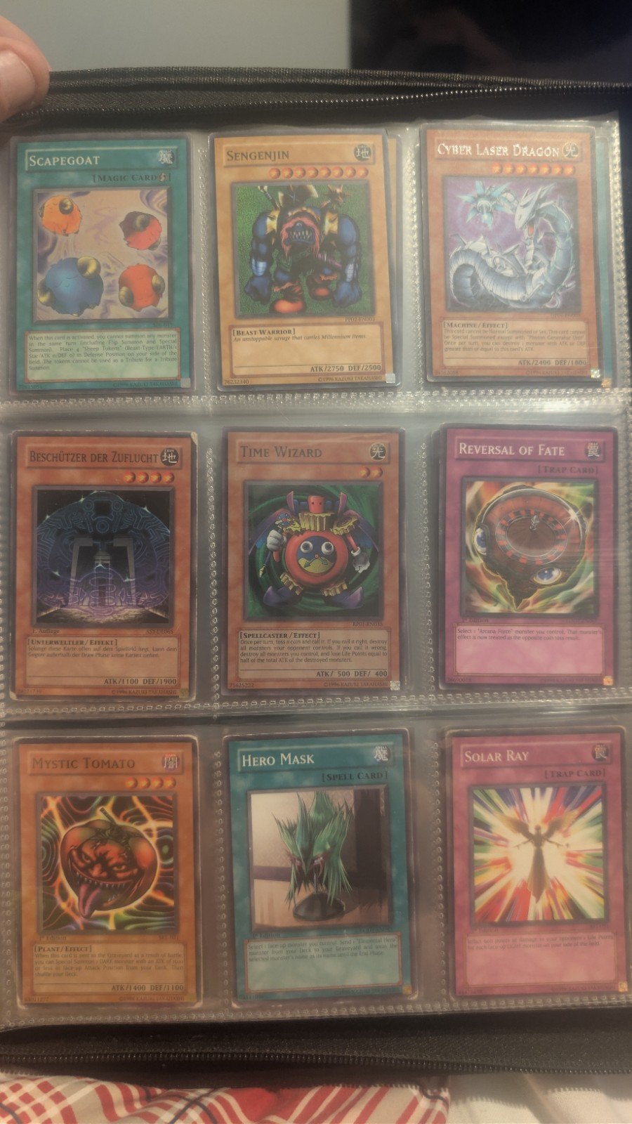 yugioh kaarten, Ophalen